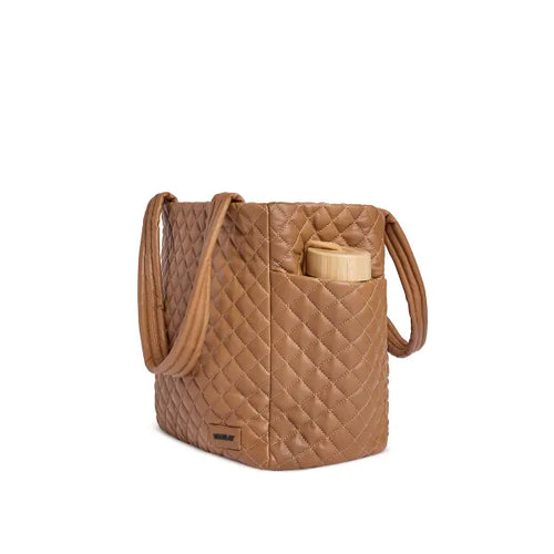 Vooray Naomi Tote - Quilted Tan