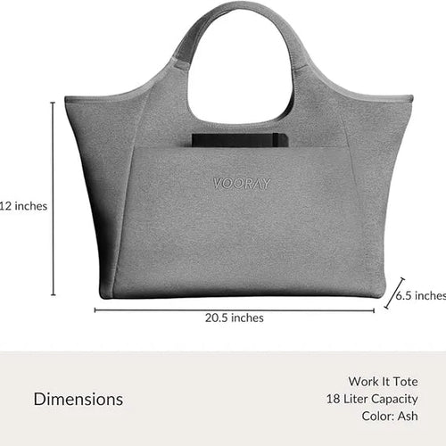 Vooray Work it Tote - Ash