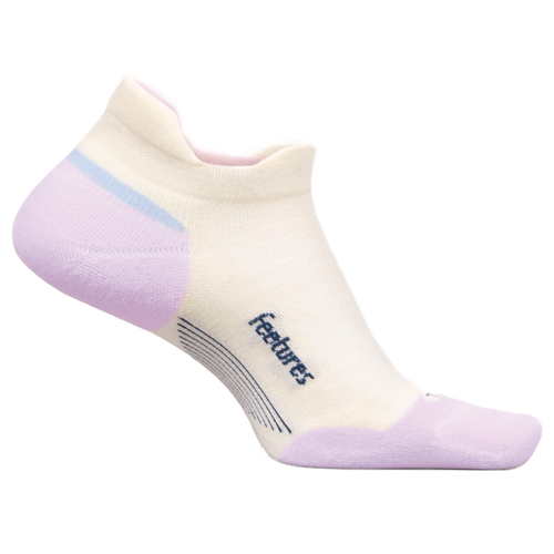 Feetures Elite Max Cushion No Show Tab Socks - Lilac Breeze