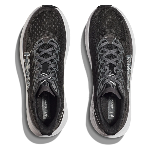 Women's HOKA Mach 6 - Black/White