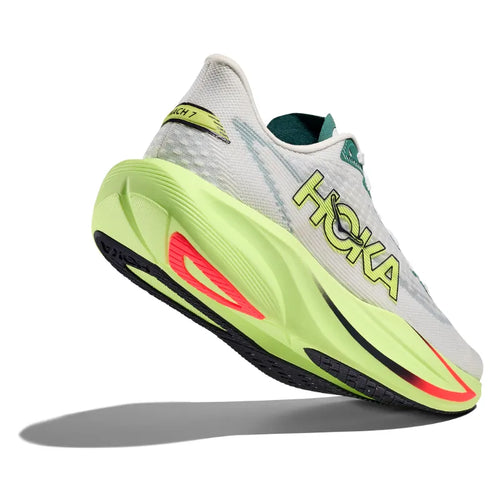 Men's HOKA Mach 7 - Frost/Neon Yuzu