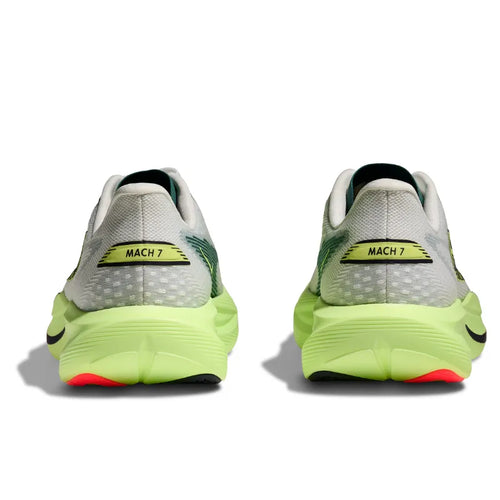 Men's HOKA Mach 7 - Frost/Neon Yuzu