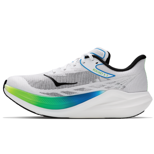 HOKA Rocket X 3 - Frost/Electric Lime