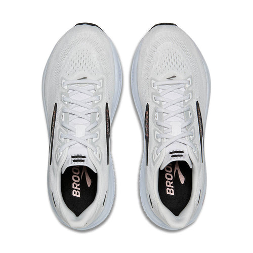 Women's Brooks Ghost 18 - White/Black/Rose Gold
