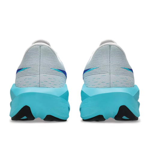 Men's ASICS Novablast 6 - White/Energy Aqua