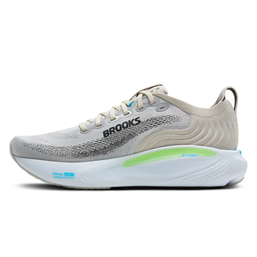 Men's Brooks Adrenaline GTS 25 - Oyster/Green Gecko/Blue