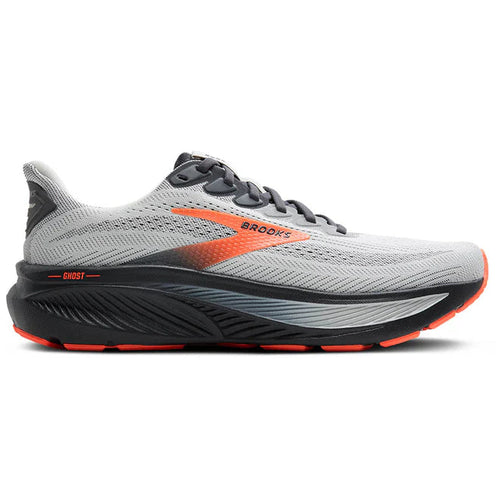 Men's Brooks Ghost 17 - Oyster Mushroom/Orange/Ebony