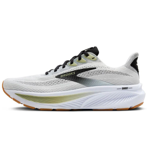 Men's Brooks Ghost 17 - White/Black/Tea