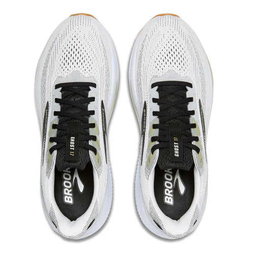 Men's Brooks Ghost 17 - White/Black/Tea