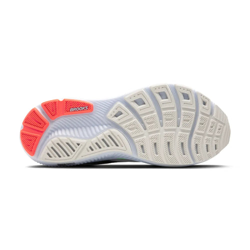 Men's Brooks Ghost 17 - White/Pink Clay/Gecko