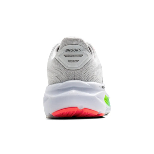 Men's Brooks Ghost 17 - White/Pink Clay/Gecko