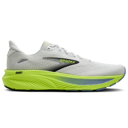 Men's Brooks Ghost 18 - White/Black/Nightlife
