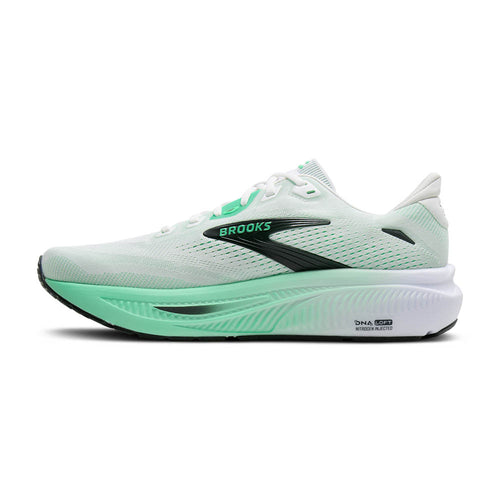 Men's Brooks Ghost 18 - White/Spring Bud/Spruce