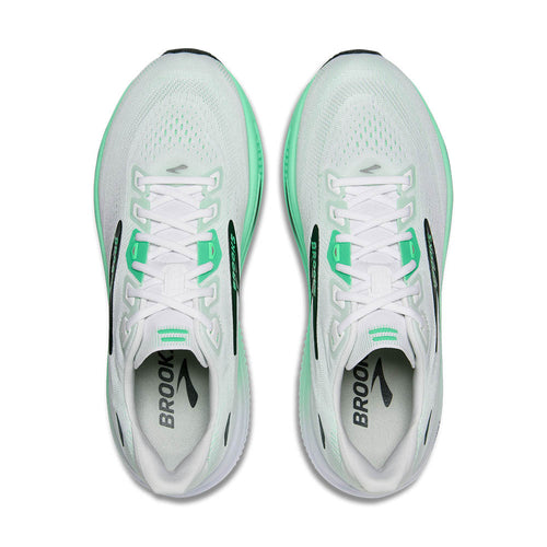 Men's Brooks Ghost 18 - White/Spring Bud/Spruce