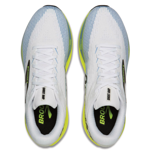 Men's Brooks Ghost Amp - White/Blue/Nightlife