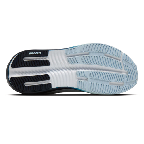 Men's Brooks Ghost Max 4 - White/Navy/Blue
