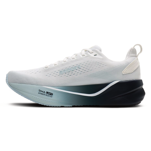 Men's Brooks Ghost Max 4 - White/Navy/Blue