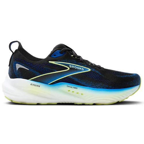Men's Brooks Glycerin 22 - Black/Cobalt/Neo Yellow