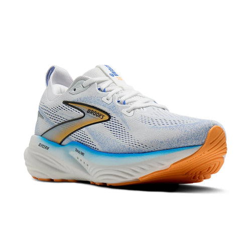 Men's Brooks Glycerin 22 - White/Cobalt/Orange