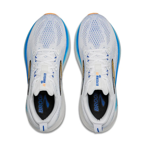 Men's Brooks Glycerin 22 - White/Cobalt/Orange