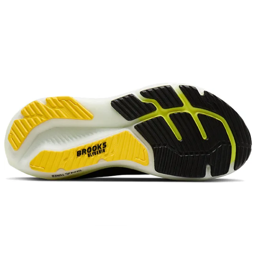 Men's Brooks Glycerin GTS 23 - Black/Cyber Yellow/Nightlife