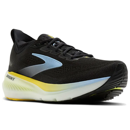 Men's Brooks Glycerin GTS 23 - Black/Cyber Yellow/Nightlife