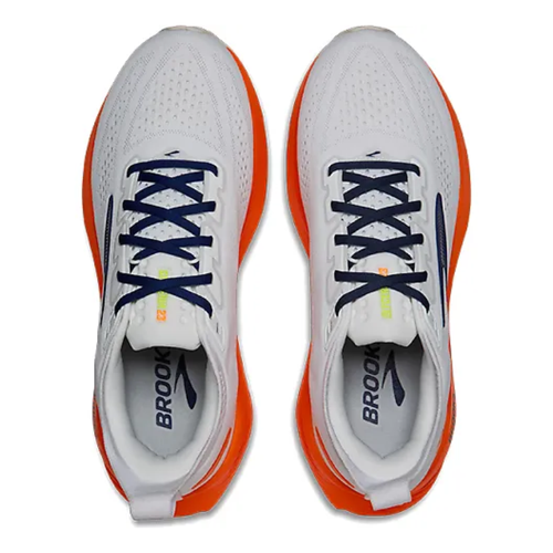 Men's Brooks Glycerin 23 - White/Navy/Orange
