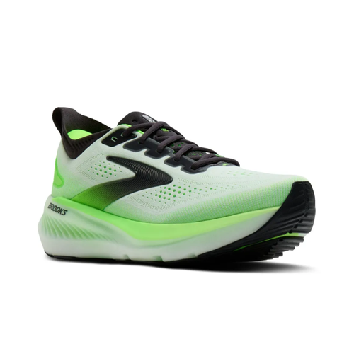 Men's Brooks Glycerin 23 - White/Phantom/Green Gecko