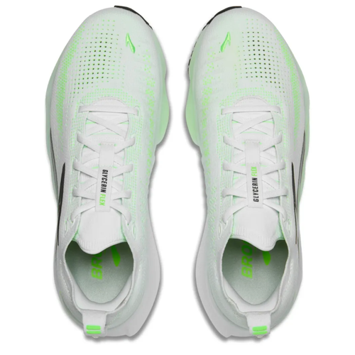 Men's Brooks Glycerin Flex - White/Green Gecko/Phantom