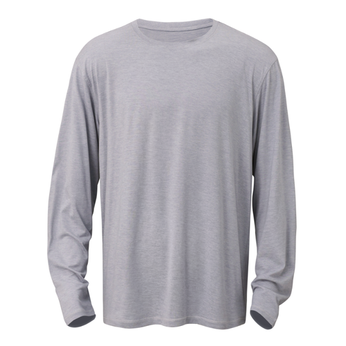 Men's Goodmiles Performance Tech Long Sleeve - Silver Cloud