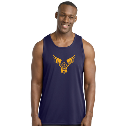 Men's Milwauke Lakefront Marathon In Training 26.2 Tank Top - Navy