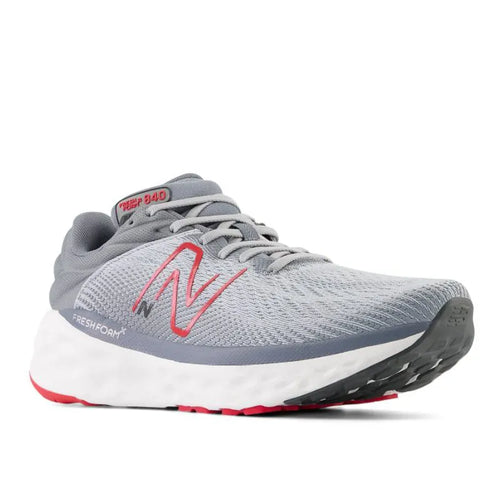 Men's New Balance Fresh Foam X 840 - Aluminum Grey/True Red