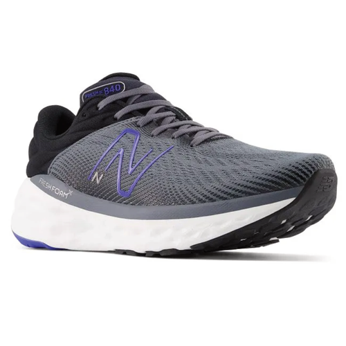 Men's New Balance Fresh Foam X 840 - Castlerock/Marine Blue/Black/Silver Metallic