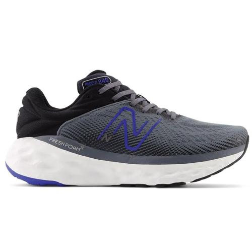 Men's New Balance Fresh Foam X 840 - Castlerock/Marine Blue/Black/Silver Metallic