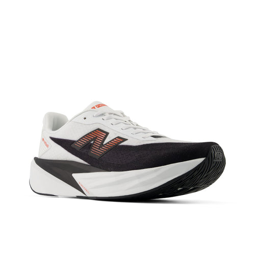 Men's New Balance FuelCell Rebel v5 - White/Neo Flame