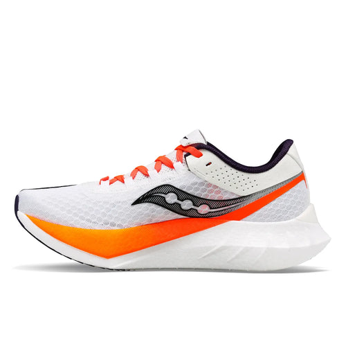 Men's Saucony Endorphin Pro 4 - White/Black/Orange