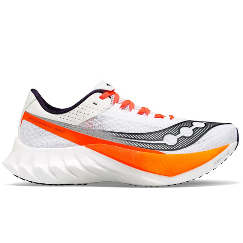 Men's Saucony Endorphin Pro 4 - White/Black/Orange