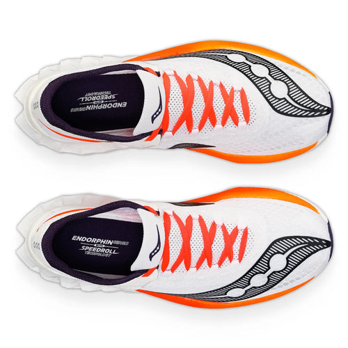 Men's Saucony Endorphin Pro 4 - White/Black/Orange