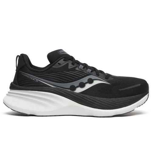 Men's Saucony Hurricane 24 - Black/Carbon
