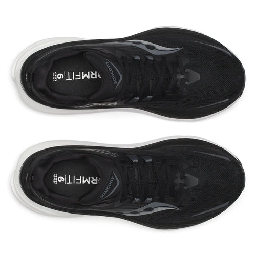 Men's Saucony Hurricane 24 - Black/Carbon