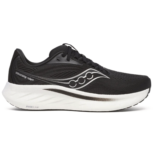 Men's Saucony Ride 18 - Black/White