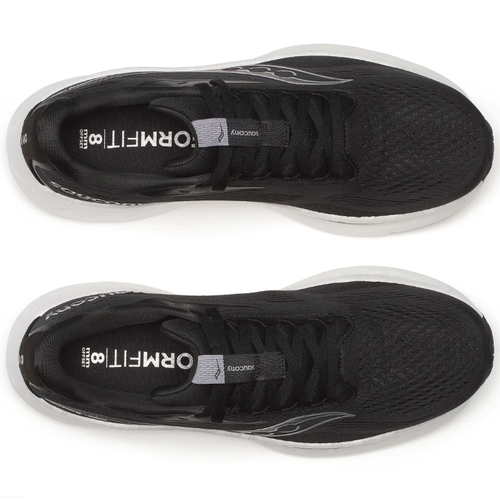 Men's Saucony Ride 18 - Black/White
