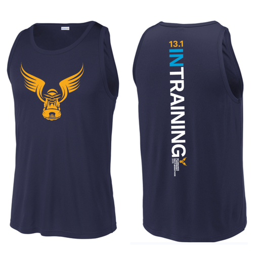 Men's Milwauke Lakefront Marathon In Training 13.1 Tank Top - Navy