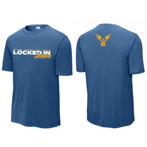 Men's Milwauke Lakefront Marathon Locked In 13.1 T-Shirt - Blue