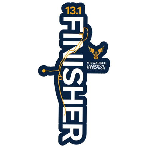 Milwaukee Lakefront Marathon 2025 13.1 Finisher Sticker