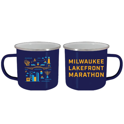 Milwaukee Lakefront Marathon 2025 16oz Camping Mug