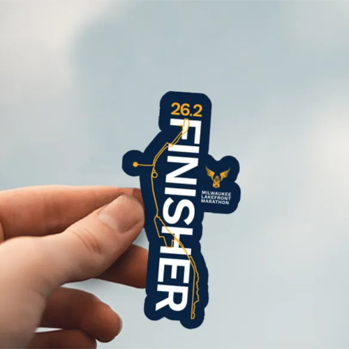 Milwaukee Lakefront Marathon 2025 26.2 Finisher Sticker