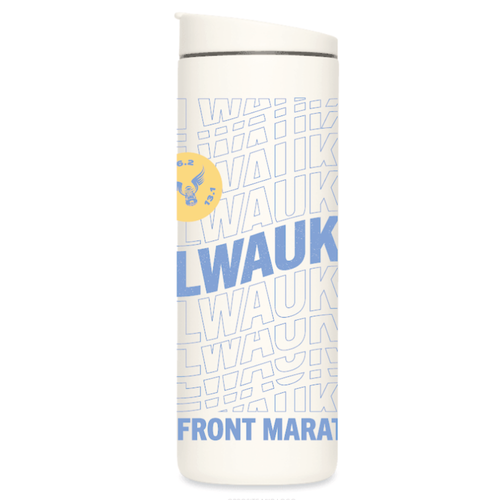 Milwaukee Lakefront Marathon Flip Traveler 16oz Tumbler