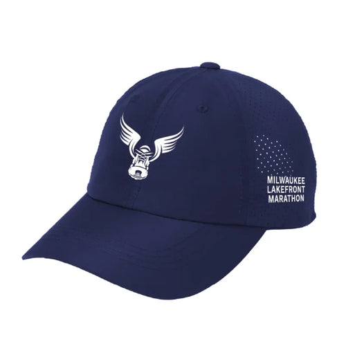 Milwaukee Lakefront Marathon Running Hat - Navy