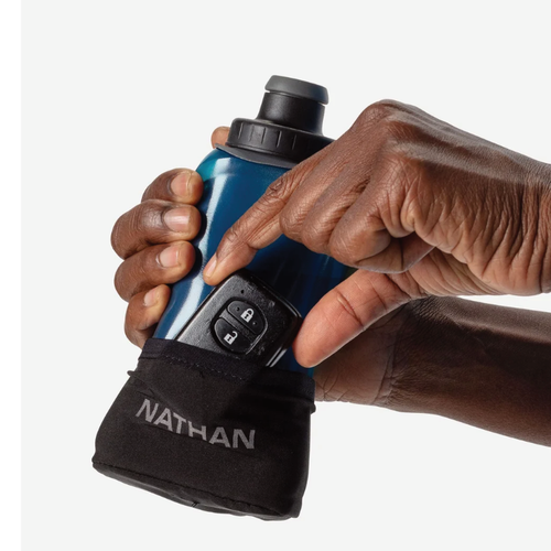 Nathan Sports QuickSqueeze Lite Handheld 12oz - Black/Marine Blue